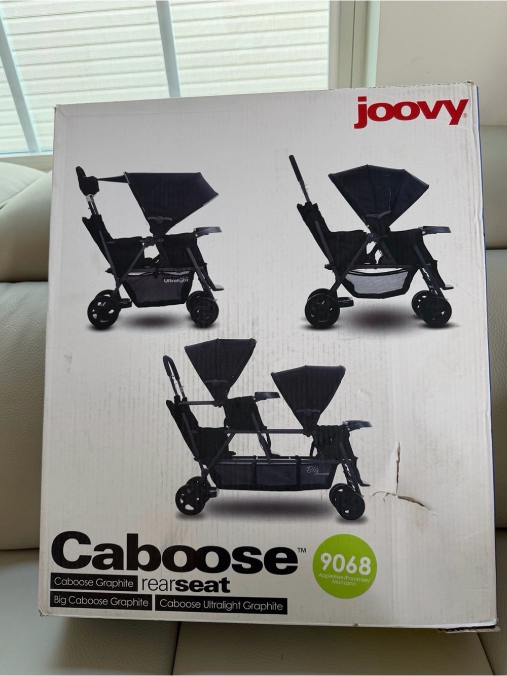 Joovy Caboose Graphite Rear Seat